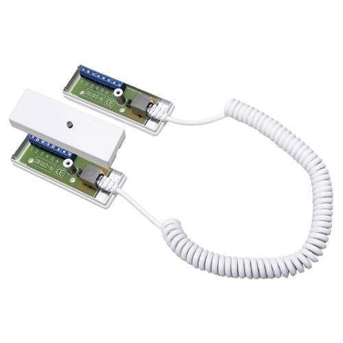 DL 6A-100 Alarmtech DL 6A-100 Boucle de porte avec connexion RJ12, Câble en spirale, 100cm